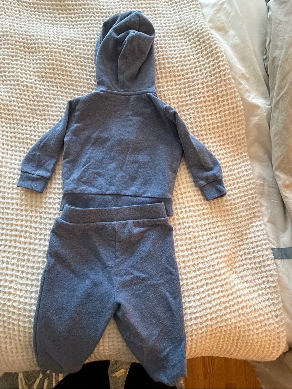 Ralph Lauren 6-9 month Blue Hooded Zip-Up Sweatshirt and Pants Set